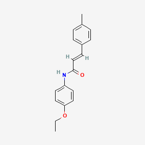 molecular formula C18H19NO2 B2411401 N-(4-ethoxyphenyl)-3-(4-methylphenyl)prop-2-enamide CAS No. 324562-24-5