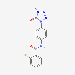 2-bromo-N-(4-(4-methyl-5-oxo-4,5-dihydro-1H-tetrazol-1-yl)phenyl)benzamide