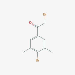 2-Bromo-1-(4-bromo-3,5-dimethylphenyl)ethanone