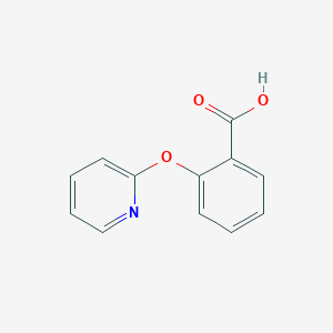 molecular formula C12H9NO3 B2411423 2-(Pyridin-2-yloxy)benzoic acid CAS No. 857540-41-1