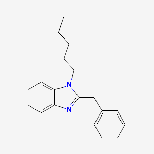 molecular formula C19H22N2 B2411431 2-benzyl-1-pentyl-1H-benzo[d]imidazole CAS No. 105977-11-5