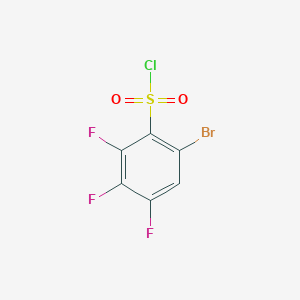 molecular formula C6HBrClF3O2S B2411456 6-溴-2,3,4-三氟苯磺酰氯 CAS No. 874880-56-5