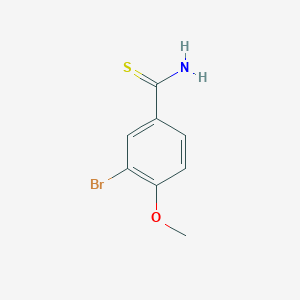 3-Bromo-4-methoxybenzene-1-carbothioamide