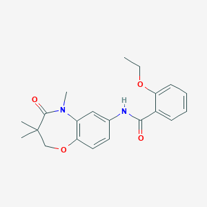 2-ethoxy-N-(3,3,5-trimethyl-4-oxo-2,3,4,5-tetrahydrobenzo[b][1,4]oxazepin-7-yl)benzamide