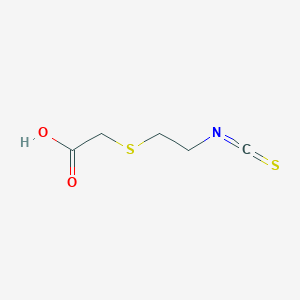 2-(2-Isothiocyanatoethylsulfanyl)acetic acid