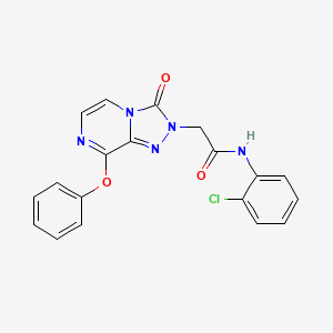 N-(2-chlorophenyl)-2-(3-oxo-8-phenoxy-[1,2,4]triazolo[4,3-a]pyrazin-2-yl)acetamide