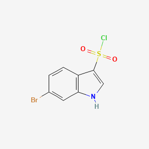 6-bromo-1H-indole-3-sulfonyl chloride