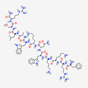molecular formula C77H119N25O14 B2411493 PAMP-12 (human, porcine) CAS No. 196305-05-2