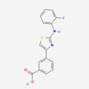 molecular formula C16H11FN2O2S B2411497 NF-κB激活剂1 CAS No. 2387524-59-4