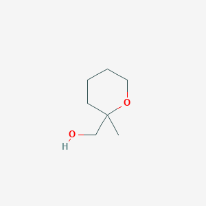 molecular formula C7H14O2 B2411509 (2-Methyloxan-2-yl)methanol CAS No. 99335-70-3
