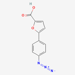 5-(4-Azidophenyl)furan-2-carboxylic acid