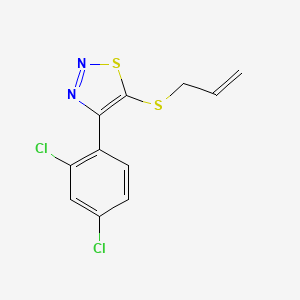 5-(Allylsulfanyl)-4-(2,4-dichlorophenyl)-1,2,3-thiadiazole