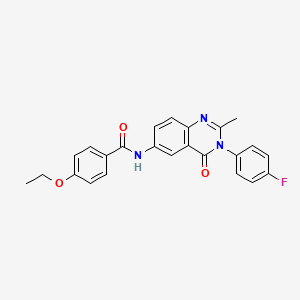 4-ethoxy-N-(3-(4-fluorophenyl)-2-methyl-4-oxo-3,4-dihydroquinazolin-6-yl)benzamide