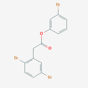 3-Bromophenyl 2-(2,5-dibromophenyl)acetate