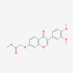 Methyl 2-[3-(3,4-dimethoxyphenyl)-4-oxochromen-7-yl]oxyacetate