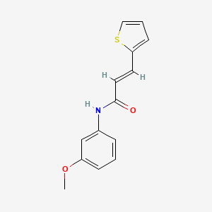 (2E)-N-(3-methoxyphenyl)-3-(thiophen-2-yl)prop-2-enamide