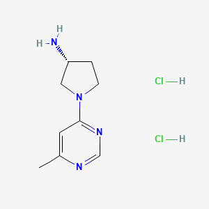(3R)-1-(6-Methylpyrimidin-4-yl)pyrrolidin-3-amine dihydrochloride