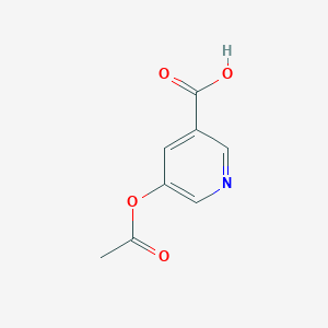 molecular formula C8H7NO4 B2411666 5-(Acetyloxy)nicotinic acid CAS No. 325970-19-2