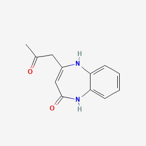 4-(2-oxopropyl)-1,5-dihydro-2H-1,5-benzodiazepin-2-one