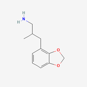 3-(1,3-Benzodioxol-4-yl)-2-methylpropan-1-amine