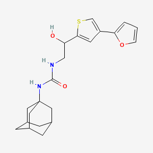 1-(1-Adamantyl)-3-[2-[4-(furan-2-yl)thiophen-2-yl]-2-hydroxyethyl]urea