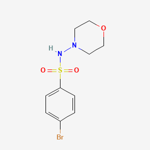 molecular formula C10H13BrN2O3S B2411757 4-Bromo-N-morpholinobenzenesulfonamide CAS No. 64268-87-7