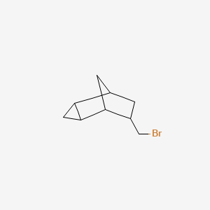 molecular formula C9H13Br B2411759 6-(Bromomethyl)tricyclo[3.2.1.02,4]octane CAS No. 2138001-03-1