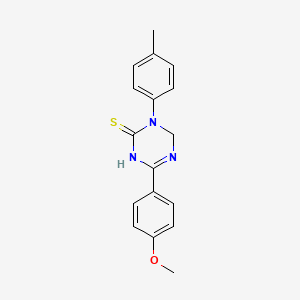 6-(4-methoxyphenyl)-3-(p-tolyl)-3,4-dihydro-1,3,5-triazine-2(1H)-thione