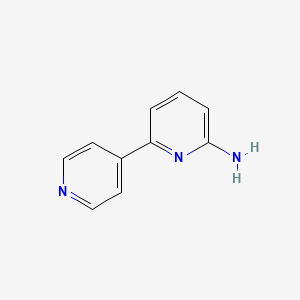 molecular formula C10H9N3 B2411792 6-(Pyridin-4-yl)pyridin-2-amine CAS No. 39883-36-8