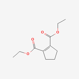 molecular formula C11H16O4 B2411811 环戊-1-烯-1,2-二甲酸二乙酯 CAS No. 70202-92-5