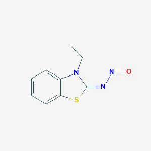 molecular formula C20H22N2O2 B241182 (NE)-N-(3-ethyl-1,3-benzothiazol-2-ylidene)nitrous amide CAS No. 19617-05-1