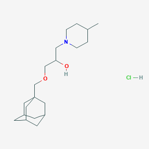 1-((3r,5r,7r)-Adamantan-1-ylmethoxy)-3-(4-methylpiperidin-1-yl)propan-2-ol hydrochloride