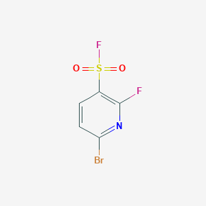 molecular formula C5H2BrF2NO2S B2411849 6-溴-2-氟吡啶-3-磺酰氟 CAS No. 2060053-03-2