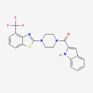 (1H-indol-2-yl)(4-(4-(trifluoromethyl)benzo[d]thiazol-2-yl)piperazin-1-yl)methanone