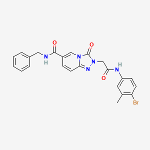 N-(2-chlorophenyl)-2-methyl-5-[5-(trifluoromethyl)isoxazol-3-yl]benzenesulfonamide