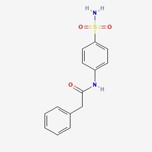 molecular formula C14H14N2O3S B2411911 2-phenyl-N-(4-sulfamoylphenyl)acetamide CAS No. 331274-56-7