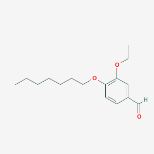 3-Ethoxy-4-(heptyloxy)benzaldehyde