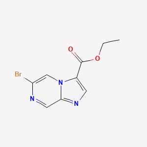 Ethyl 6-bromoimidazo[1,2-a]pyrazine-3-carboxylate