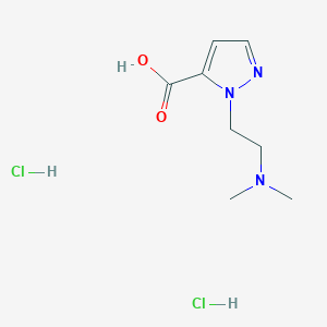 1-[2-(dimethylamino)ethyl]-1H-pyrazole-5-carboxylic acid dihydrochloride