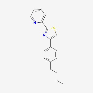 2-[4-(4-Butylphenyl)-1,3-thiazol-2-yl]pyridine