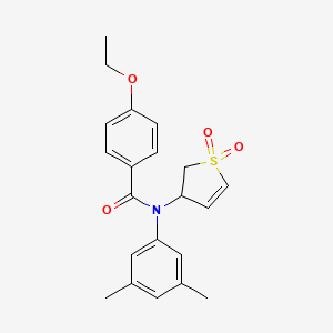 N-(3,5-dimethylphenyl)-N-(1,1-dioxido-2,3-dihydrothiophen-3-yl)-4-ethoxybenzamide
