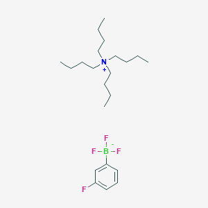 molecular formula C22H40BF4N B2411979 Tetrabutylazanium; trifluoro(3-fluorophenyl)boranuide CAS No. 2514705-54-3