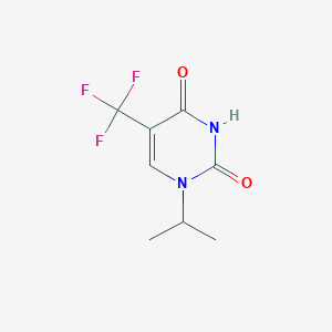 molecular formula C8H9F3N2O2 B2411982 1-Isopropyl-5-(trifluoromethyl)pyrimidine-2,4(1H,3H)-dione CAS No. 2137783-72-1