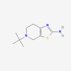 5-tert-butyl-4H,5H,6H,7H-[1,3]thiazolo[5,4-c]pyridin-2-amine