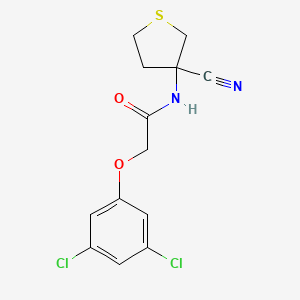 N-(3-Cyanothiolan-3-YL)-2-(3,5-dichlorophenoxy)acetamide