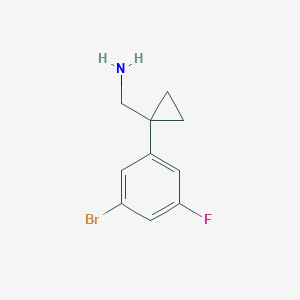 [1-(3-Bromo-5-fluorophenyl)cyclopropyl]methanamine