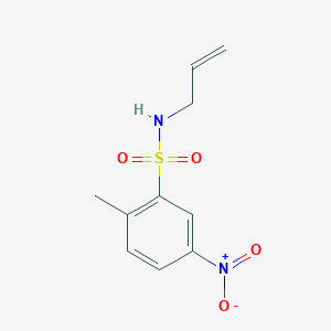 [(2-Methyl-5-nitrophenyl)sulfonyl]prop-2-enylamine