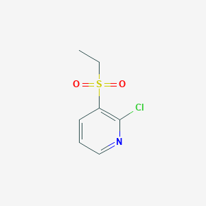 molecular formula C7H8ClNO2S B2412045 2-chloro-3-(ethanesulfonyl)pyridine CAS No. 87695-79-2