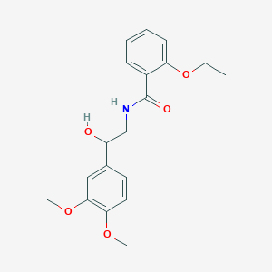 molecular formula C19H23NO5 B2412048 N-[2-(3,4-dimethoxyphenyl)-2-hydroxyethyl]-2-ethoxybenzamide CAS No. 1797616-07-9