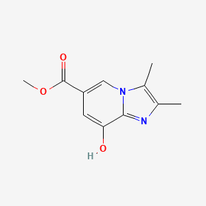 molecular formula C11H12N2O3 B2412051 Methyl 8-hydroxy-2,3-dimethylimidazo[1,2-a]pyridine-6-carboxylate CAS No. 2166913-41-1